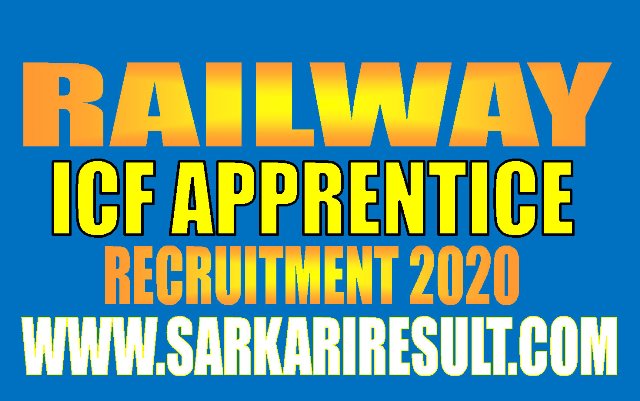 Railway IFR Apprentice Recruitment 2020